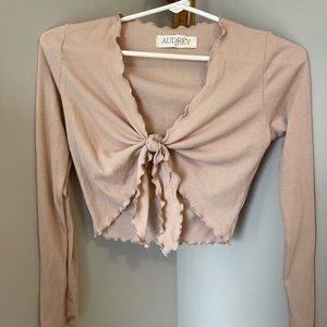 Audrey cropped long sleeve- Large
